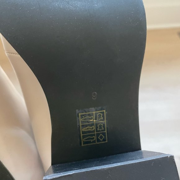 Jeffrey Campbell Off-White Lace-Up Heeled Boots - Picture 6 of 8